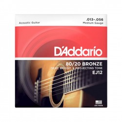 Encordoamento D'Addarío Acoustic Guitar Bronze .013 - .056