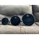 Roto-tom 6" 8" 10" RB-Drums com peles Dudu Portes Hydraglide Black Roto-tom 6" 8" 10" RB-Drums com peles Dudu Portes Hydraglide Black