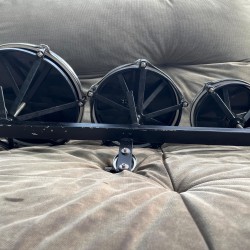Roto-tom 6" 8" 10" RB-Drums com peles Dudu Portes  Hydraglide Black