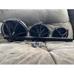 Roto-tom 6" 8" 10" RB-Drums com peles Dudu Portes  Hydraglide Black